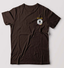 Load image into Gallery viewer, Germany Football T-Shirt for Men-S(38 Inches)-Coffee Brown-Ektarfa.online

