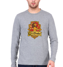 Load image into Gallery viewer, Harry Potter Gryffindor Full Sleeves T-Shirt for Men-GREY-Ektarfa.online
