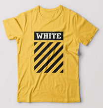 Load image into Gallery viewer, off white T-Shirt for Men-Golden yellow-Ektarfa.online

