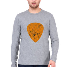 Load image into Gallery viewer, Guitar Full Sleeves T-Shirt for Men-GREY-Ektarfa.online
