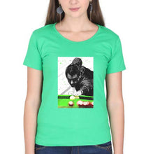 Load image into Gallery viewer, Ronnie O&#39;Sullivan Snooker T-Shirt for Women-flag green-Ektarfa.online
