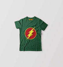 Load image into Gallery viewer, Flash Superhero Kids T-Shirt for Boy/Girl-Dark Green-Ektarfa.online

