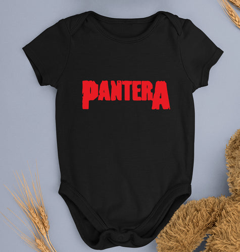 Pantera Kids Romper For Baby Boy/Girl-0-5 Months(18 Inches)-Black-Ektarfa.online