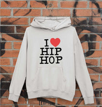 Load image into Gallery viewer, I Love Hip Hop Unisex Hoodie for Men/Women-Grey Melange-Ektarfa.online
