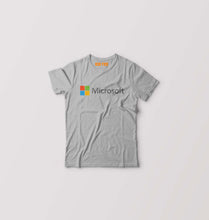 Load image into Gallery viewer, Microsooft Kids T-Shirt for Boy/Girl-Grey-Ektarfa.online
