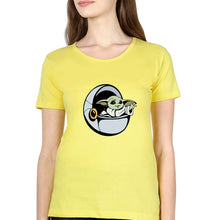 Load image into Gallery viewer, Yoda Star Wars T-Shirt for Women-Yellow-Ektarfa.online
