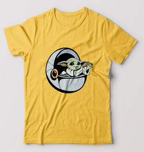 Load image into Gallery viewer, Yoda Star Wars T-Shirt for Men-Golden Yellow-Ektarfa.online
