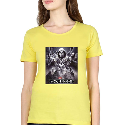 Moon Knight T-Shirt for Women-Yellow-Ektarfa.online