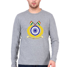 Load image into Gallery viewer, CRPF Full Sleeves T-Shirt for Men-Grey Melange-Ektarfa.online

