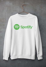 Load image into Gallery viewer, Spotify Unisex Sweatshirt for Men/Women-White-Ektarfa.online
