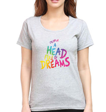 Load image into Gallery viewer, Coldplay T-Shirt for Women-Grey Melange-Ektarfa.online
