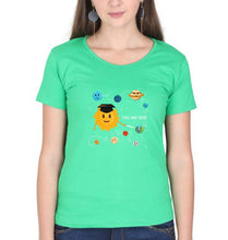 Load image into Gallery viewer, Solar System T-Shirt for Women-flag green-Ektarfa.online
