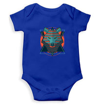 Load image into Gallery viewer, WOLF Kids Romper For Baby Boy/Girl-0-5 Months(18 Inches)-Royal Blue-Ektarfa.online
