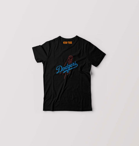 Los Angeles Dodgers Kids T-Shirt for Boy/Girl-Black-Ektarfa.online