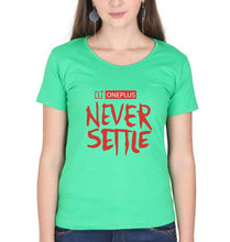 Load image into Gallery viewer, OnePlus T-Shirt for Women-flag green-Ektarfa.online
