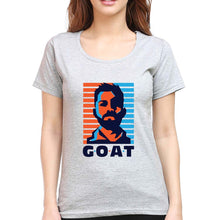 Load image into Gallery viewer, Virat Kohli T-Shirt for Women-Grey Melange-Ektarfa.online
