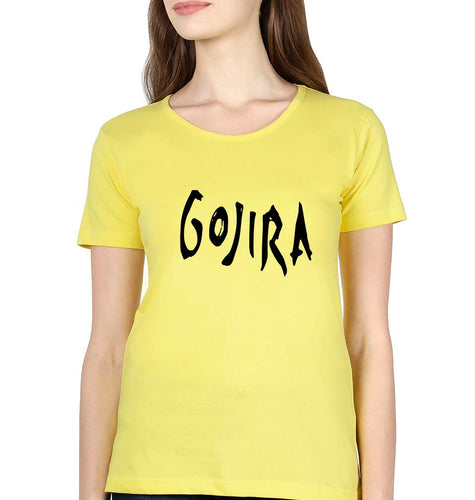 Gojira T-Shirt for Women-Yellow-Ektarfa.online