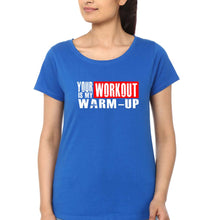 Load image into Gallery viewer, Gym T-Shirt for Women-Royal Blue-Ektarfa.online

