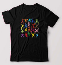 Load image into Gallery viewer, Keith Haring Funny T-Shirt for Men-Black-Ektarfa.online
