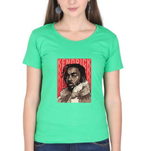 Load image into Gallery viewer, Kendrick Lamar T-Shirt for Women-flag green-Ektarfa.online
