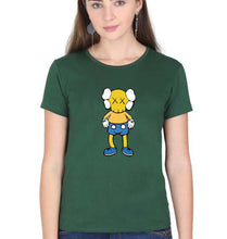 Load image into Gallery viewer, Kaws T-Shirt for Women-Dark Green-Ektarfa.online
