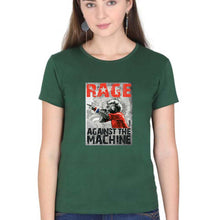 Load image into Gallery viewer, Rage Against The Machine T-Shirt for Women-Dark Green-Ektarfa.online
