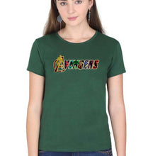 Load image into Gallery viewer, Avengers T-Shirt for Women-Dark Green-Ektarfa.online
