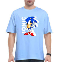 Load image into Gallery viewer, Sonic Oversized T-Shirt for Men-Baby Blue-Ektarfa.online
