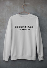 Load image into Gallery viewer, Essentials Unisex Sweatshirt for Men/Women-S(40 Inches)-Grey Melange-Ektarfa.online

