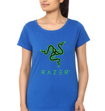 Load image into Gallery viewer, Razer T-Shirt for Women-Royal Blue-Ektarfa.online
