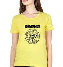 Load image into Gallery viewer, Ramones T-Shirt for Women-Yellow-Ektarfa.online
