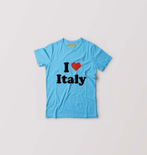 Load image into Gallery viewer, I Love Italy Kids T-Shirt for Boy/Girl-Light Blue-Ektarfa.online
