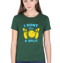Load image into Gallery viewer, Bowling T-Shirt for Womenasvgbfc-Dark Green-Ektarfa.online
