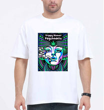 Load image into Gallery viewer, Trippy Stoner Psychedelic Oversized T-Shirt for Men-White-Ektarfa.online

