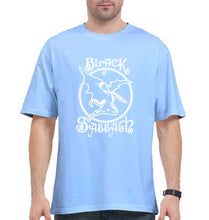 Load image into Gallery viewer, Black Sabbath Oversized T-Shirt for Men-Baby Blue-Ektarfa.online
