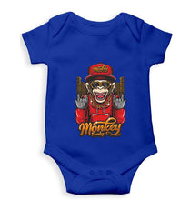 Load image into Gallery viewer, Hip Hop Monkey Kids Romper For Baby Boy/Girl-0-5 Months(18 Inches)-Royal Blue-Ektarfa.online
