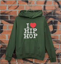 Load image into Gallery viewer, I Love Hip Hop Unisex Hoodie for Men/Women-Dark Green-Ektarfa.online

