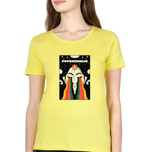 Load image into Gallery viewer, Psychedelic T-Shirt for Women-Yellow-Ektarfa.online
