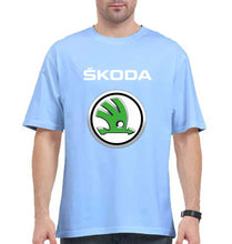 Load image into Gallery viewer, Skoda Oversized T-Shirt for Men-Baby Blue-Ektarfa.online

