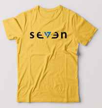 Load image into Gallery viewer, Seven MS Dhoni T-Shirt for Men-Golden Yellow-Ektarfa.online

