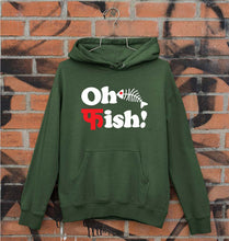 Load image into Gallery viewer, Fish Funny Unisex Hoodie for Men/Women-Dark Green-Ektarfa.online
