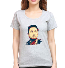 Load image into Gallery viewer, Elon Musk T-Shirt for Women-Grey Melange-Ektarfa.online
