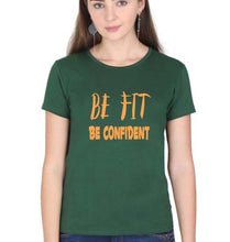 Load image into Gallery viewer, Gym Fit T-Shirt for Women-Dark Green-Ektarfa.online
