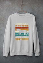 Load image into Gallery viewer, Horse Unisex Sweatshirt for Men/Women-Grey Melange-Ektarfa.online
