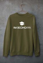 Load image into Gallery viewer, IIM BodhGaya Unisex Sweatshirt for Men/Women-Olive Green-Ektarfa.online
