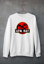 Load image into Gallery viewer, Gym Rat Unisex Sweatshirt for Men/Women-White-Ektarfa.online
