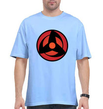 Load image into Gallery viewer, Sharingan Oversized T-Shirt for Men-Baby Blue-Ektarfa.online

