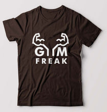 Load image into Gallery viewer, Gym T-Shirt for Men-Coffee Brown-Ektarfa.online
