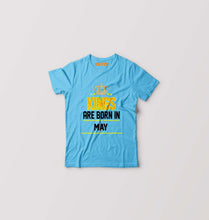 Load image into Gallery viewer, Kings Are Born In May Kids T-Shirt for Boy/Girl-Light Blue-Ektarfa.online
