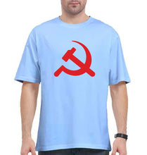 Load image into Gallery viewer, Communist party Oversized T-Shirt for Men-Baby Blue-Ektarfa.online
